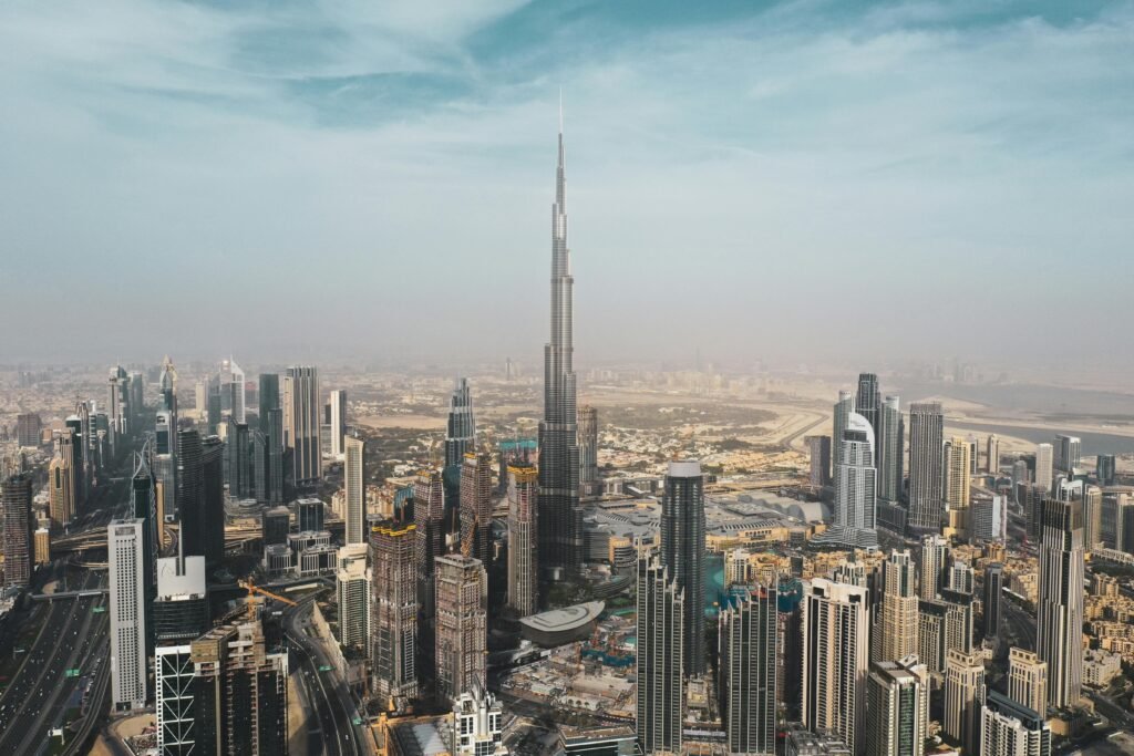 The UAE’s Dubai skyline